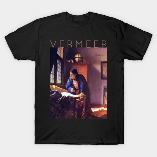 Johannes Vermeer - The Geographer T-Shirt by TwistedCity